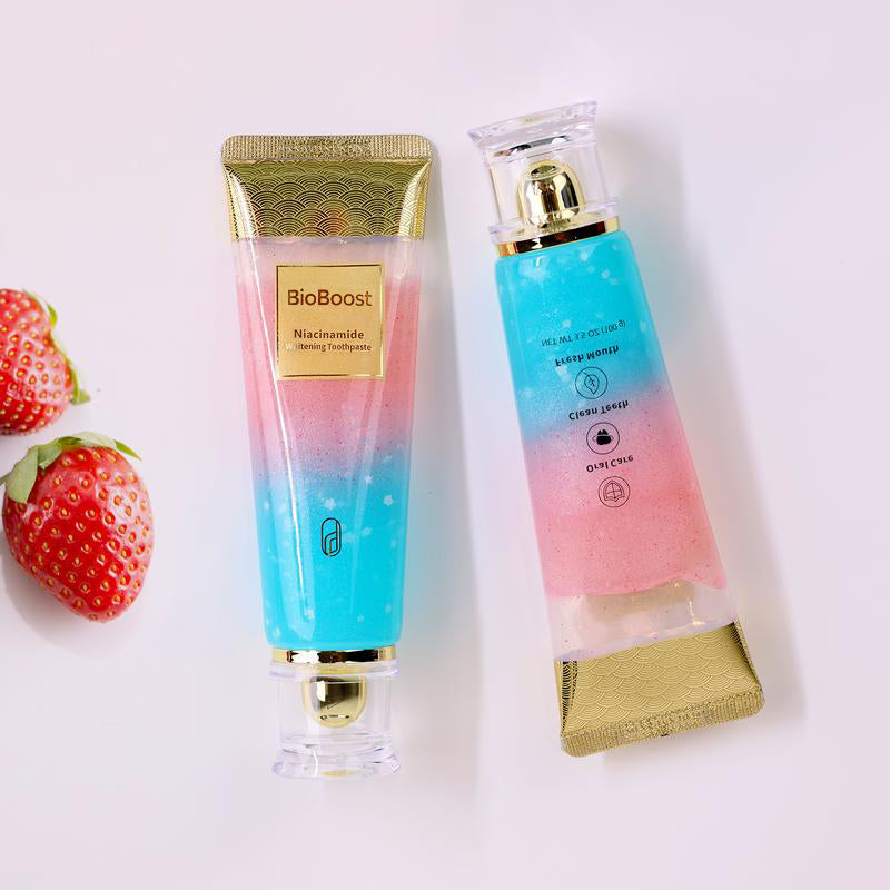 š„BioBoost Probiotic Whitening Toothpaste, Free of Fluoride, Nicotinamide, Anti plaque