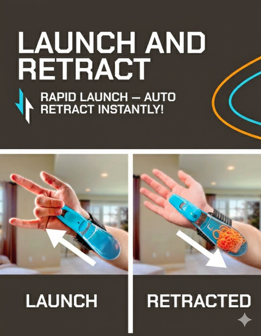 🔥 Black Friday Limited-Time Offer” 🔥World's First String Launching Webshooter that Glows-In-the-Dark - Perfect Holiday Gift