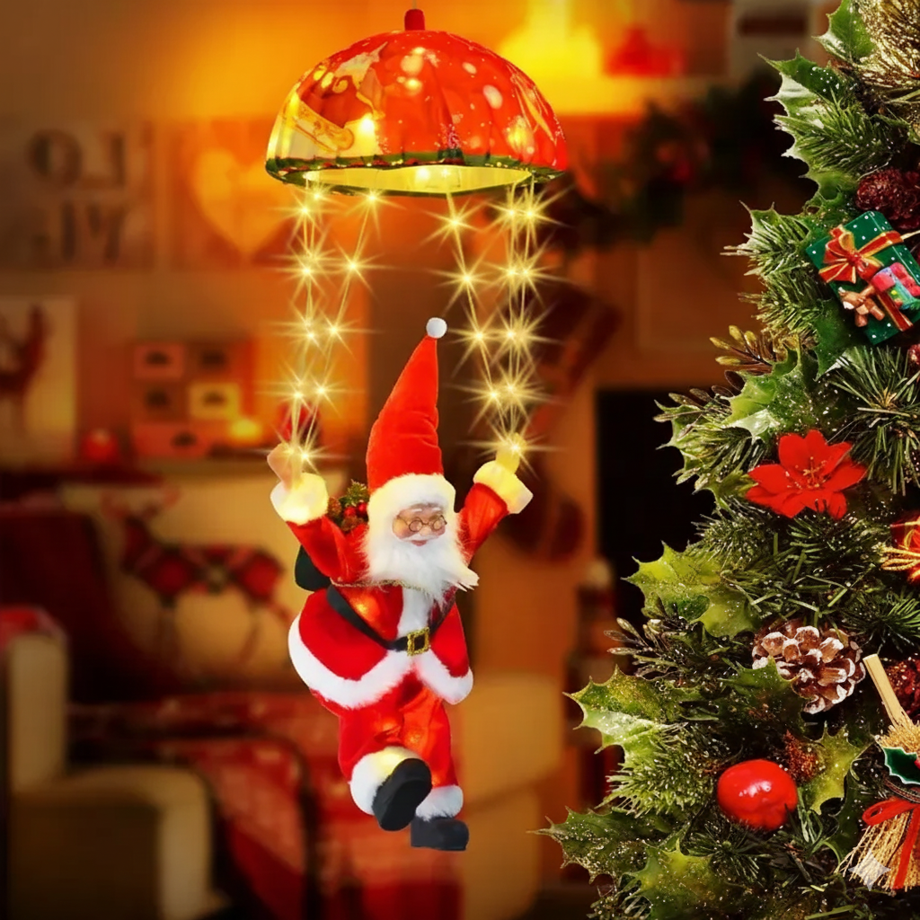 đ LED Holiday Fairy Lights with Santa Claus Lighting