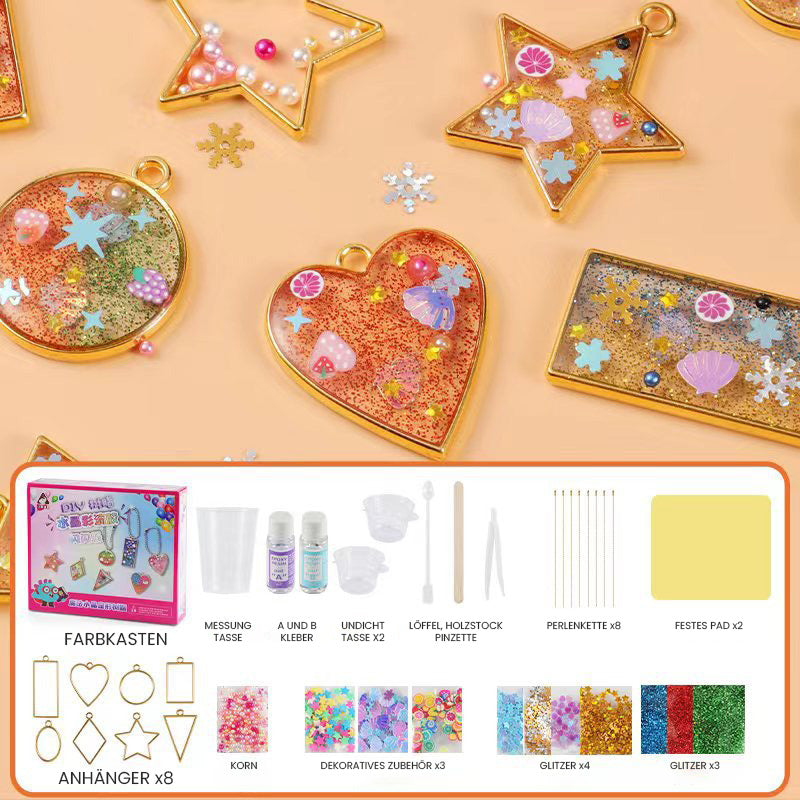 💛DIY Resin Pendant Kits For Child