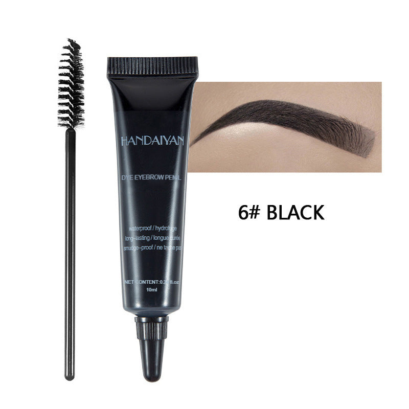 Long-lasting, waterproof and smudge-proof liquid eyebrow gel/eyebrow colour