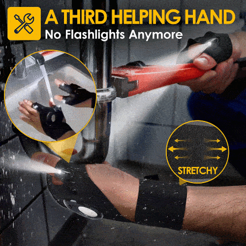 šHOT SALE āØHands-Free LED Half Finger Gloves ā Bright & Effortless for Dark Tasks