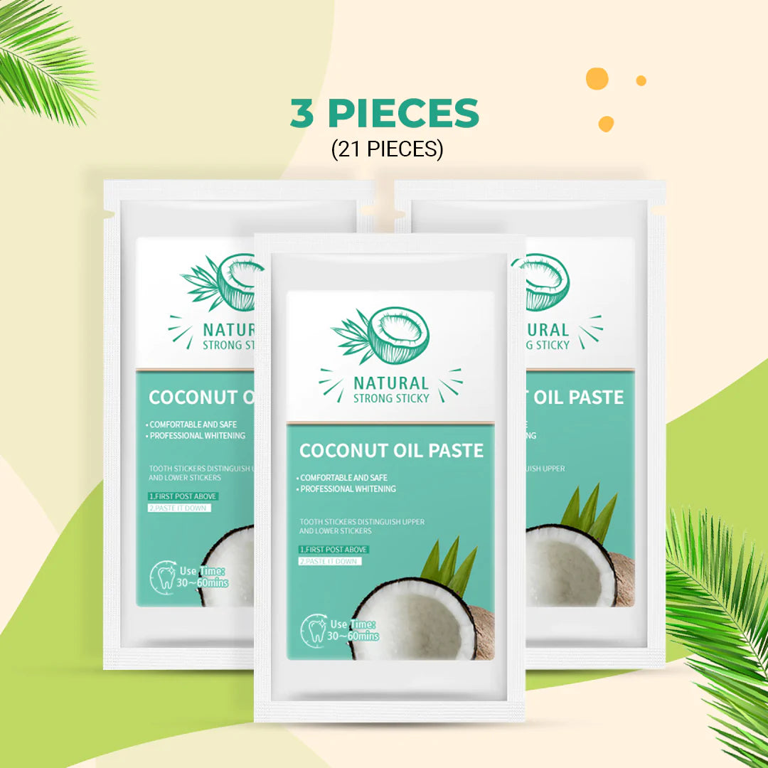 Coconut Oil Teeth Whitening Strips