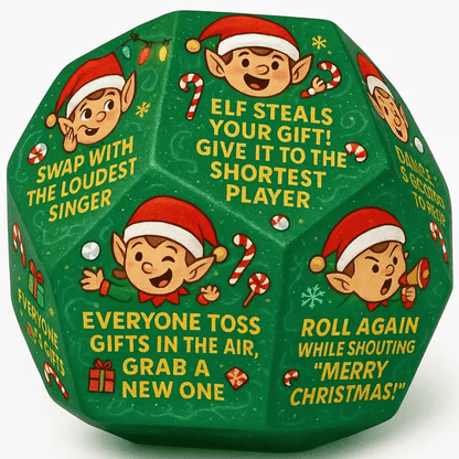 🔥Hilarious Christmas Gift Exchange Party GameDice