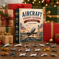 ⏳ Last Day 49% OFF – ✈️ Aircraft Advent Calendar 2026 | 24 Days of Flight with 24 Unique Miniature Airplanes, Jets & Aviation Collectibles 🎄🎁
