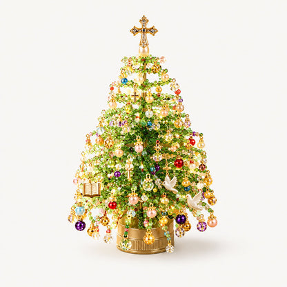 🎄DIY Beaded Christmas Tree Kit – 🎅Create Your Own Sparkling Holiday Decoration