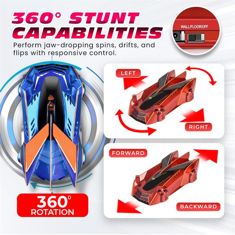 🚗 Seurico™ Zero-Gravity Wall-Climbing Laser Racer