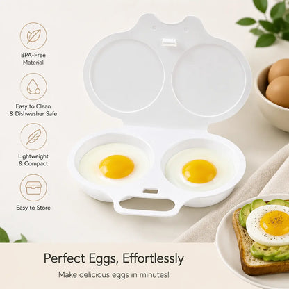 Easy‑To‑Clean Microwave Omelette Maker, Multifunctional Egg Poacher 🍳