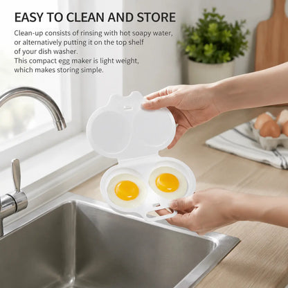 Easy‑To‑Clean Microwave Omelette Maker, Multifunctional Egg Poacher 🍳