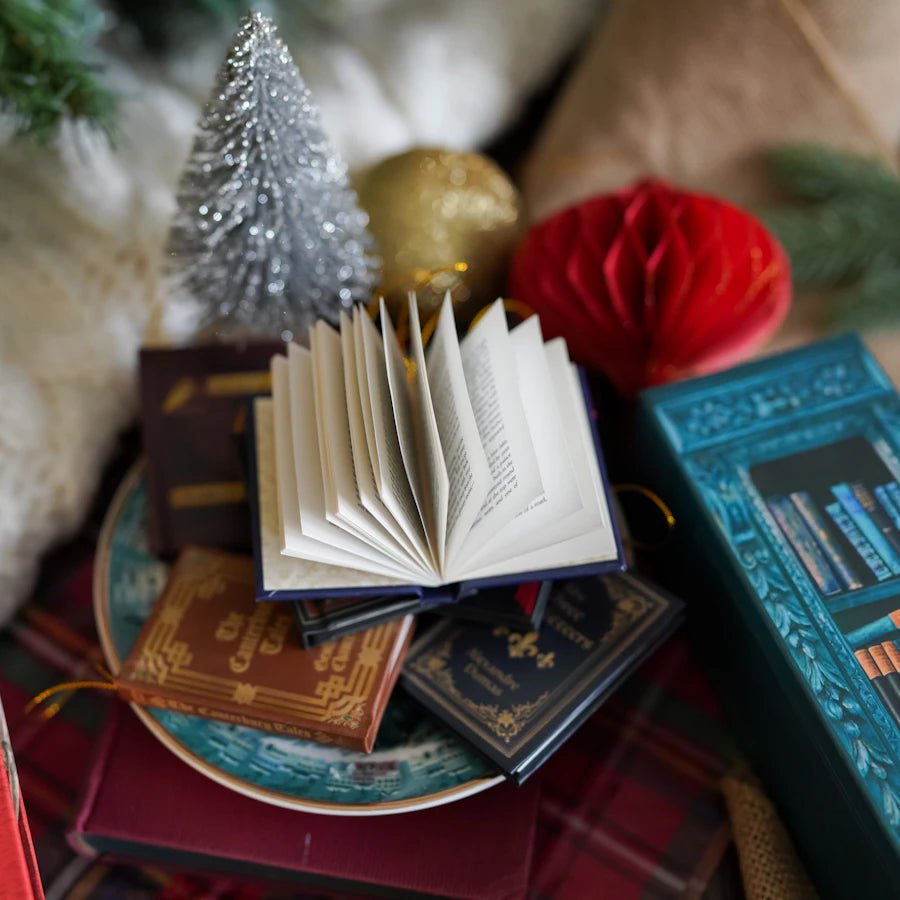 Xmas Season Sale-Mini Book Ornament