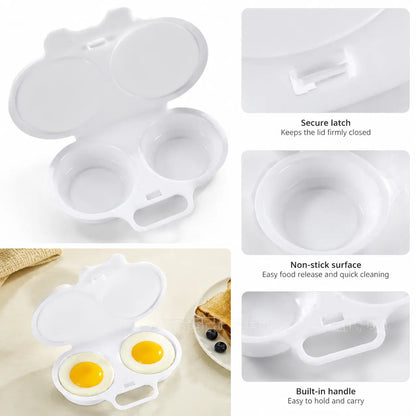 Easy‑To‑Clean Microwave Omelette Maker, Multifunctional Egg Poacher 🍳