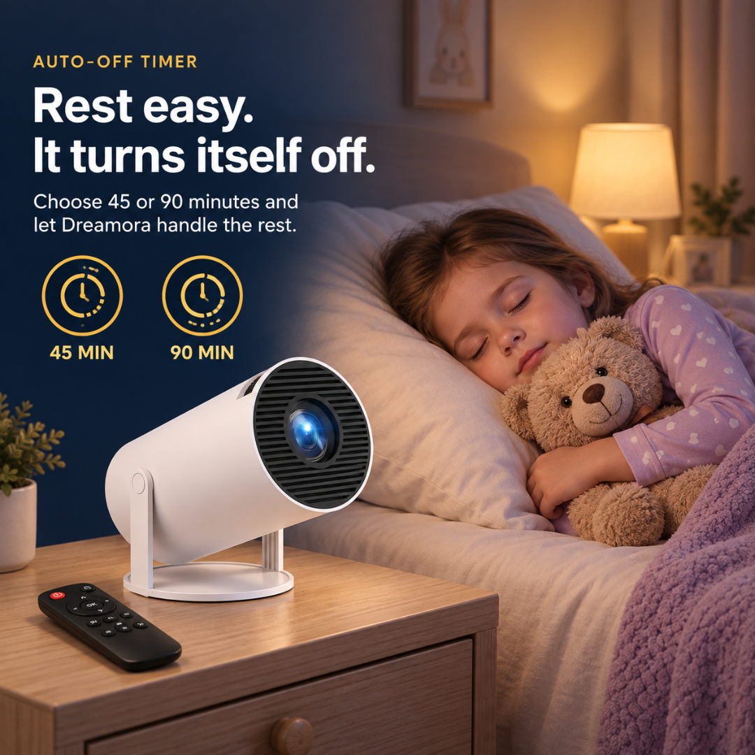 ODALIT™ Smart Storytime Projector for Kids – Big-Screen Reading, Bedtime Stories & Family Fun