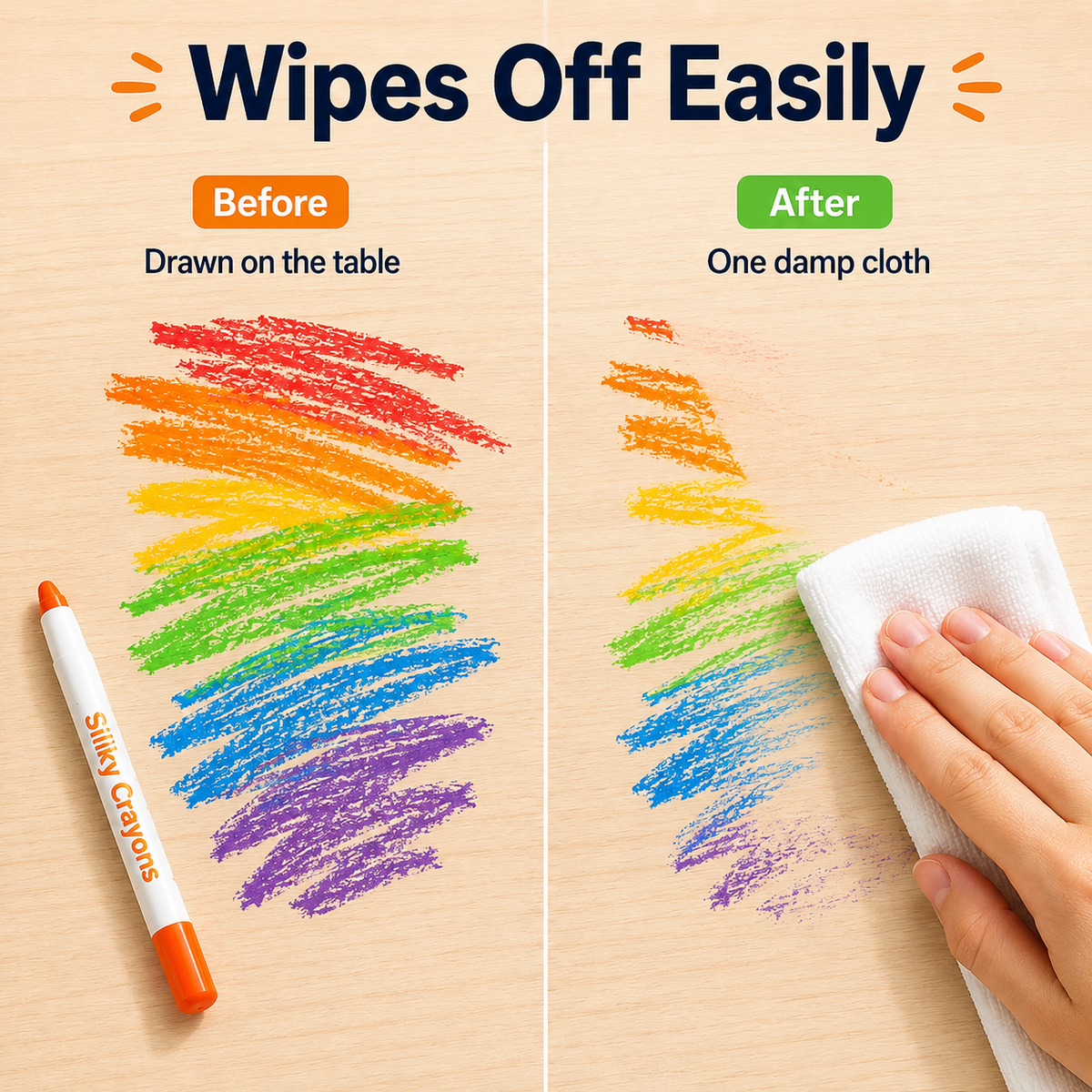 Seurico™ Jumbo Silky Crayons