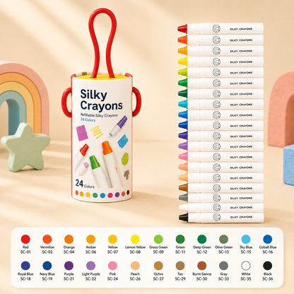 Seurico™ Jumbo Silky Crayons
