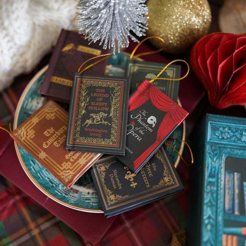 Xmas Season Sale-Mini Book Ornament