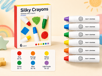 Seurico™ Jumbo Silky Crayons