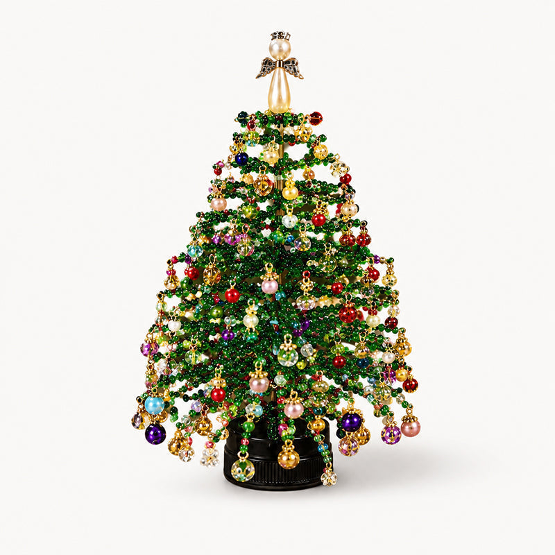 🎄DIY Beaded Christmas Tree Kit – 🎅Create Your Own Sparkling Holiday Decoration