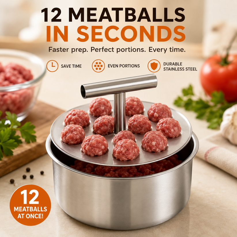 ⚡Kitchen Stainless Steel Meatball Mould