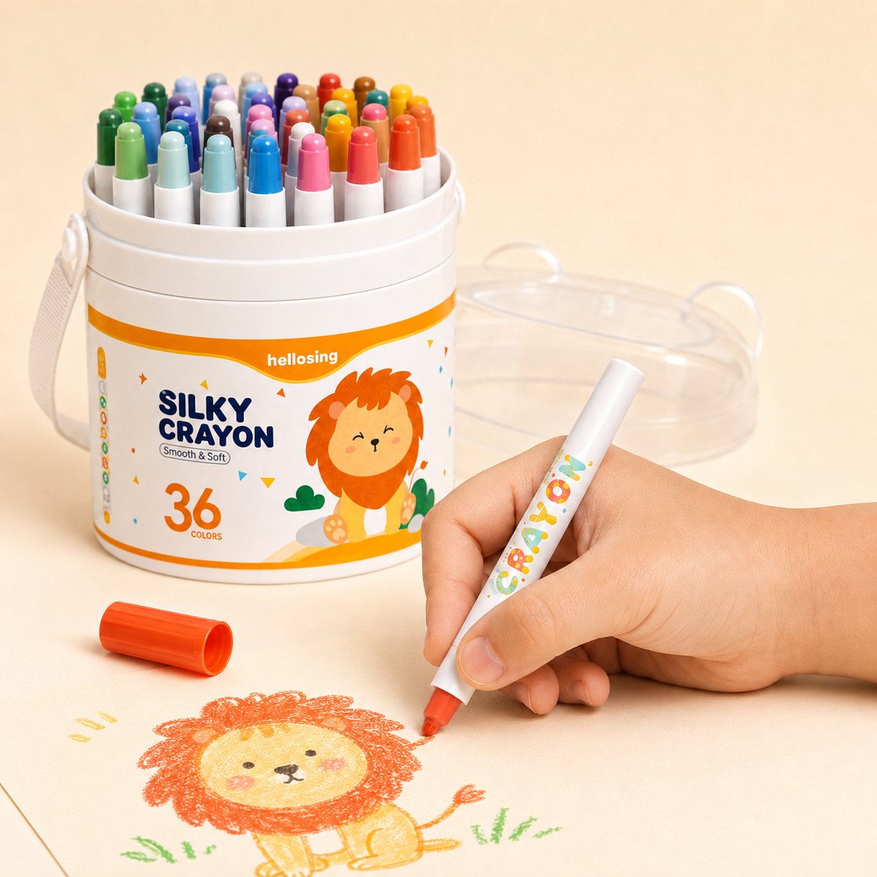 Seurico™ Jumbo Silky Crayons