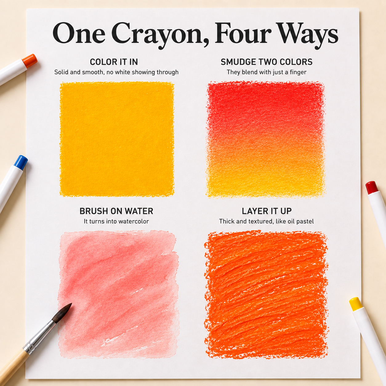 Seurico™ Jumbo Silky Crayons