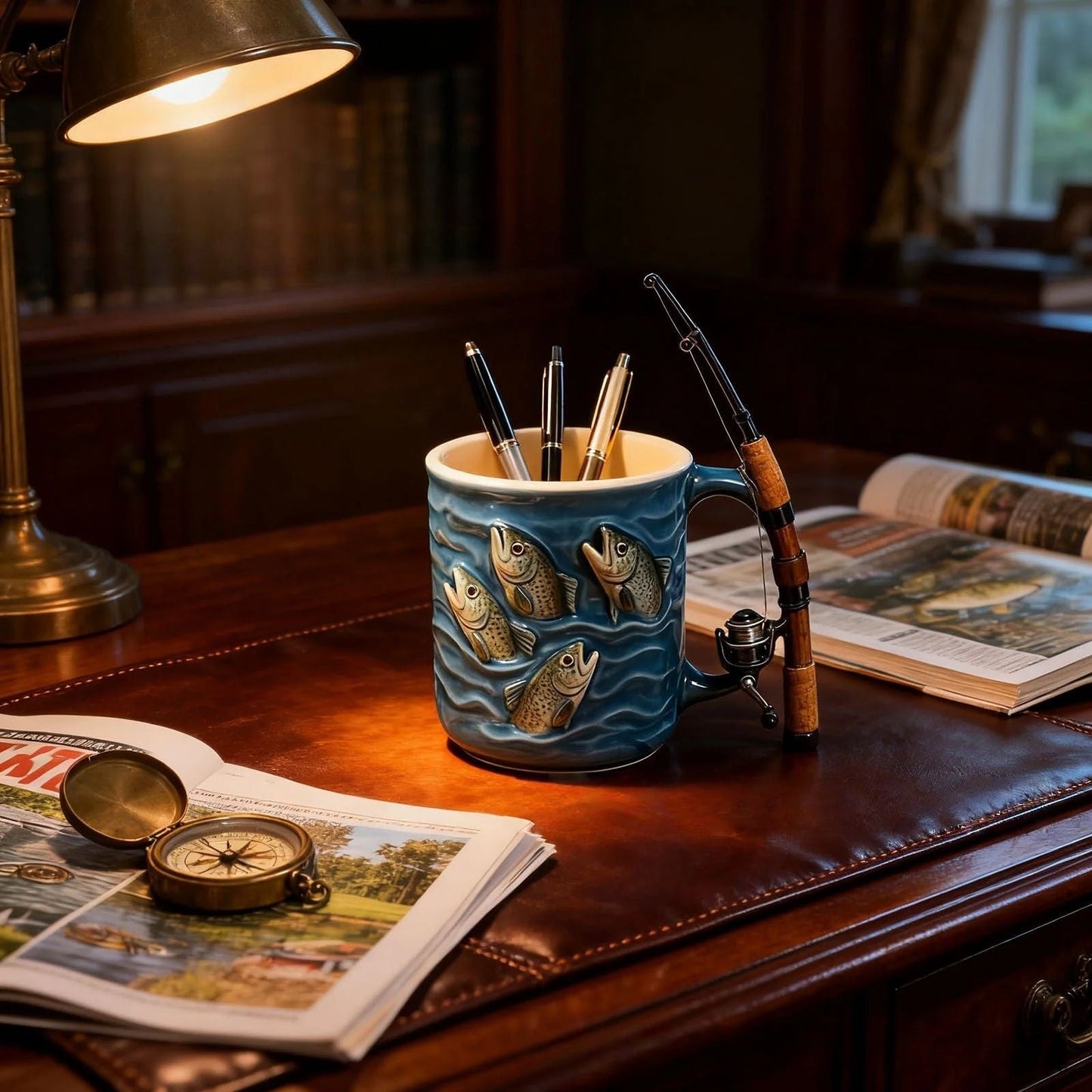 🎣Fisherman's Exclusive "Catch" Mug - Every Sip Feels Like Reeling in a Big One🎣
