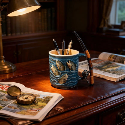 🎣Fisherman's Exclusive "Catch" Mug - Every Sip Feels Like Reeling in a Big One🎣