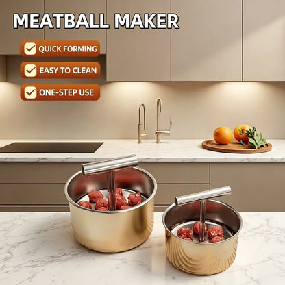⚡Kitchen Stainless Steel Meatball Mould