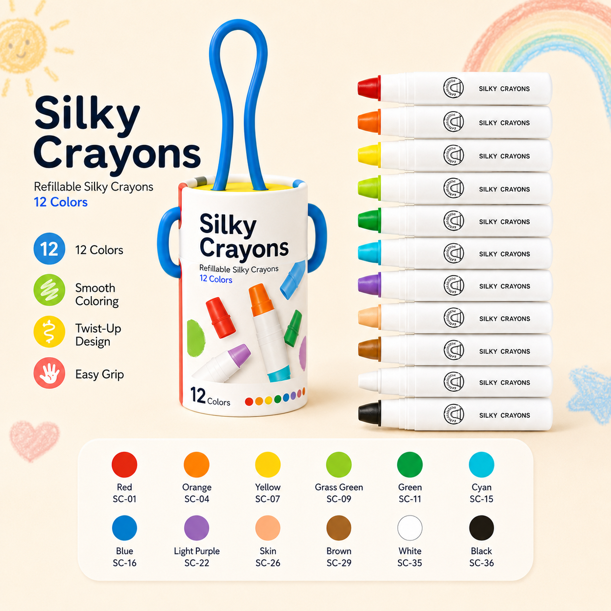 12 Colors