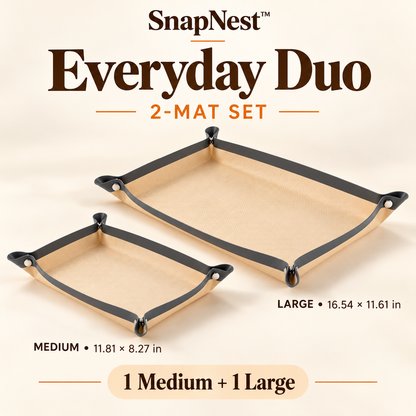 🍪 SnapNest™ 2-in-1 Snap-Up Baking Tray Mat