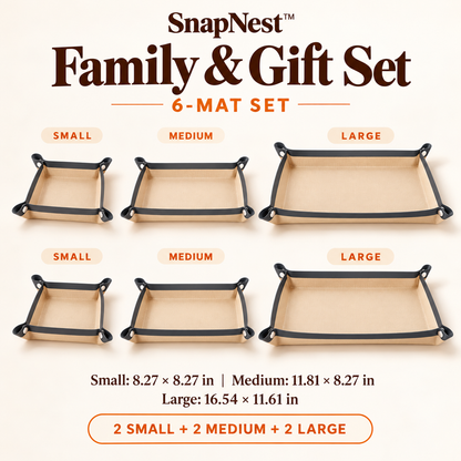 🍪 SnapNest™ 2-in-1 Snap-Up Baking Tray Mat