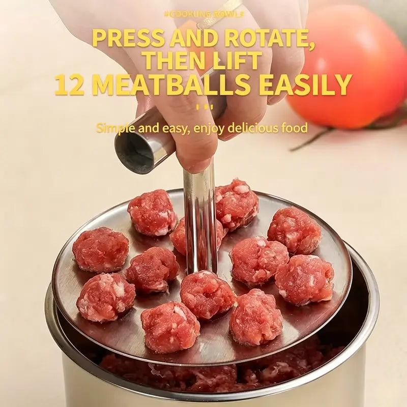⚡Kitchen Stainless Steel Meatball Mould