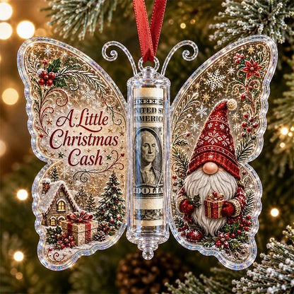 🦋 💵 Christmas Cash Gift Butterfly Ornament – Holiday Money Holder Keepsake 🎄 ✨