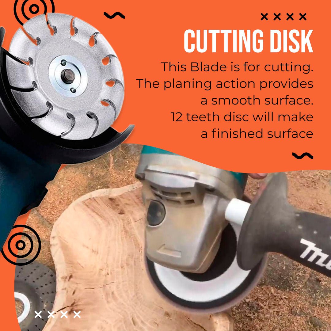12-Teeth Wood Shaping Disc