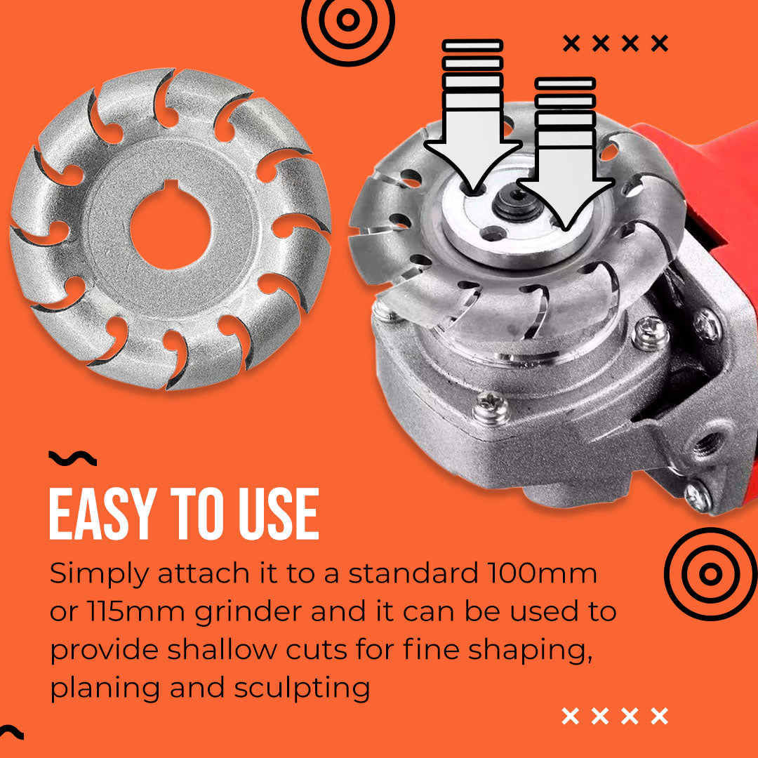 12-Teeth Wood Shaping Disc
