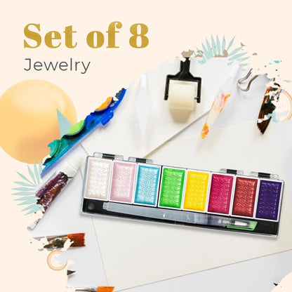 Metallic Glitter Watercolor Kit Set
