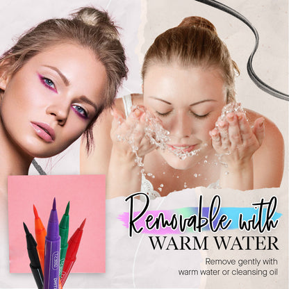 12 Color Waterproof Eyeliner Pen