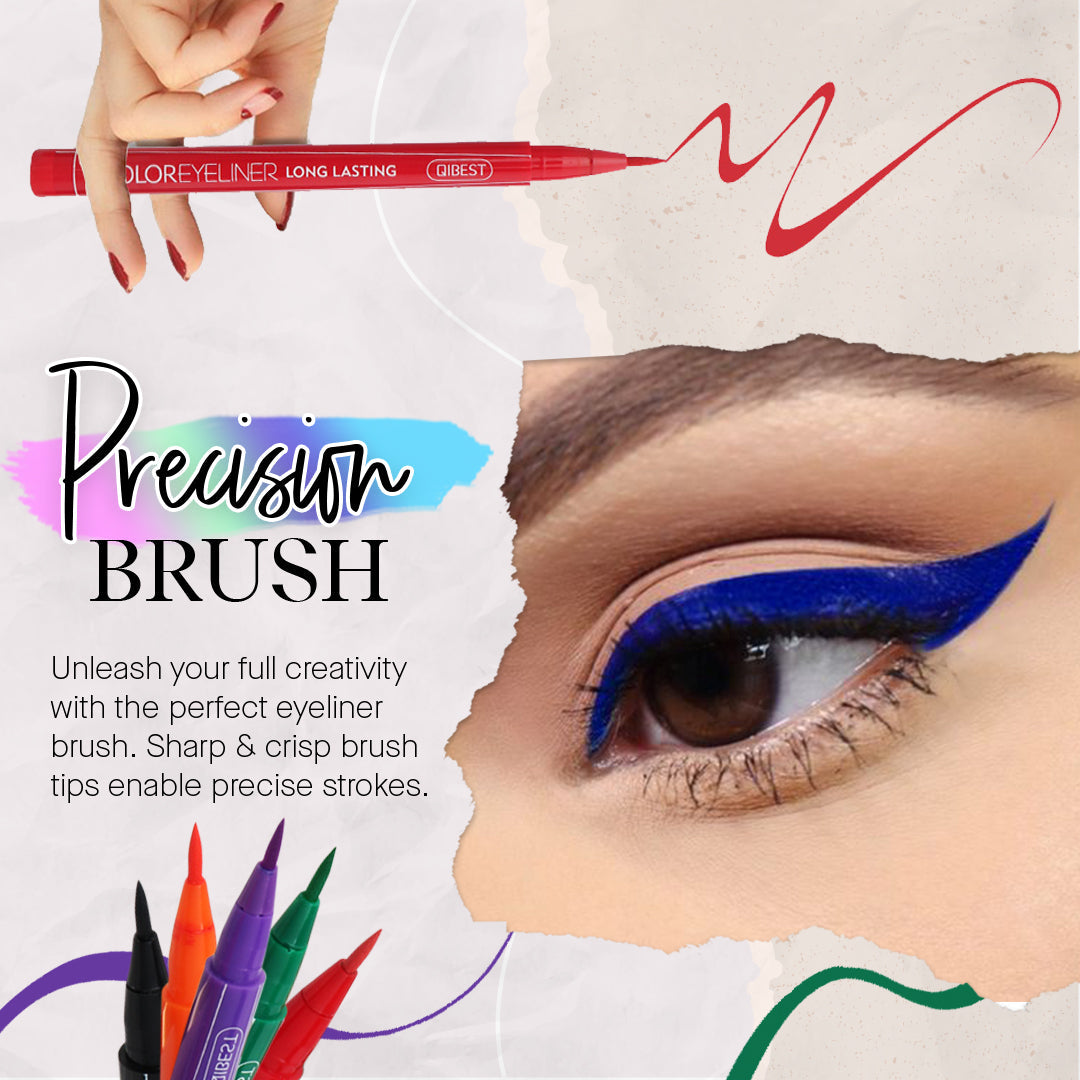 12 Color Waterproof Eyeliner Pen