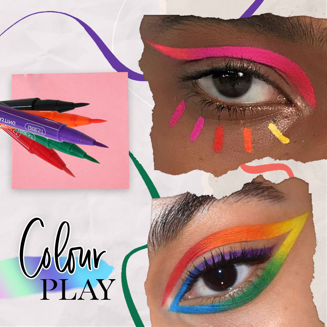 12 Color Waterproof Eyeliner Pen