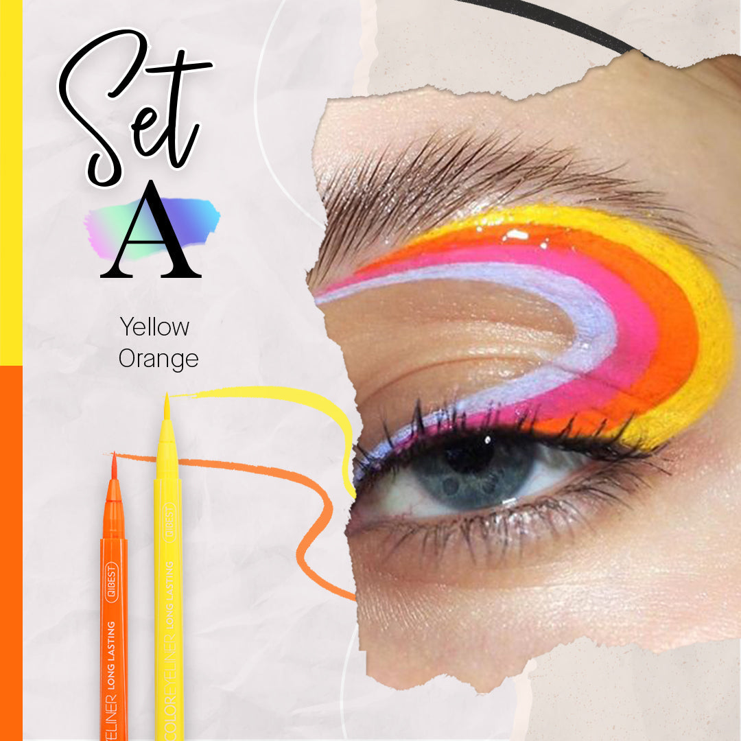 12 Color Waterproof Eyeliner Pen