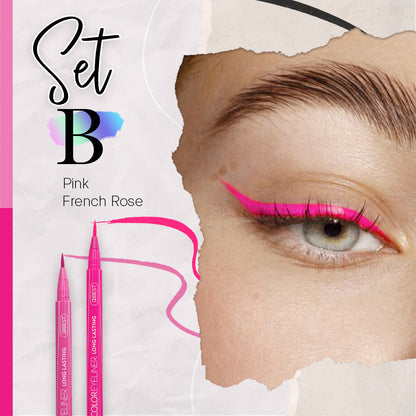 12 Color Waterproof Eyeliner Pen