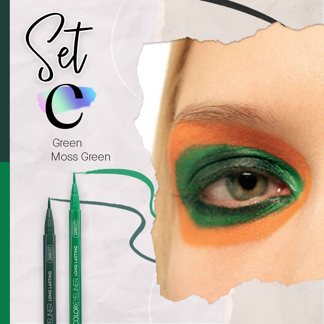 12 Color Waterproof Eyeliner Pen