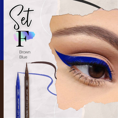 12 Color Waterproof Eyeliner Pen