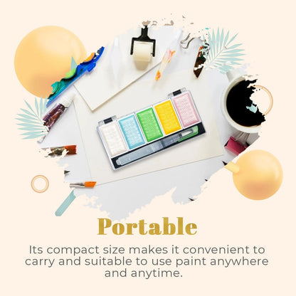 Metallic Glitter Watercolor Kit Set