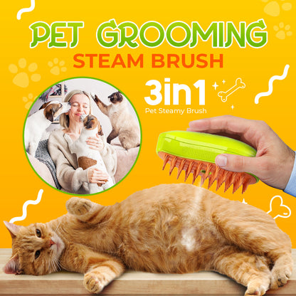🟢Pet Grooming Steam Brush